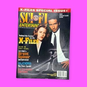 Vintage 1997 Sci-Fi Entertainment Magazine X-Files Special Issue